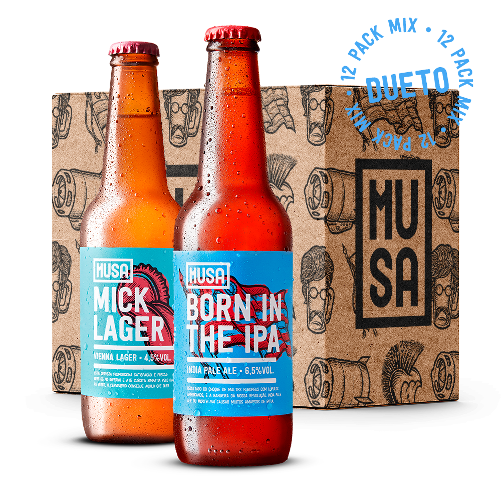 12 Pack Dueto | Mick Lager + Born In The IPA